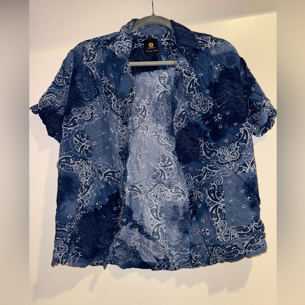 Patterned Open Tee